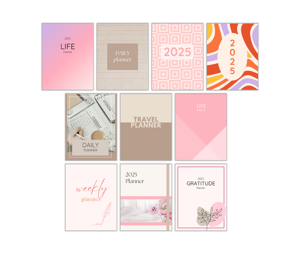 Free: 10 Planner Covers PLR