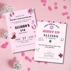 Disco Cowgirl Birthday Invitation