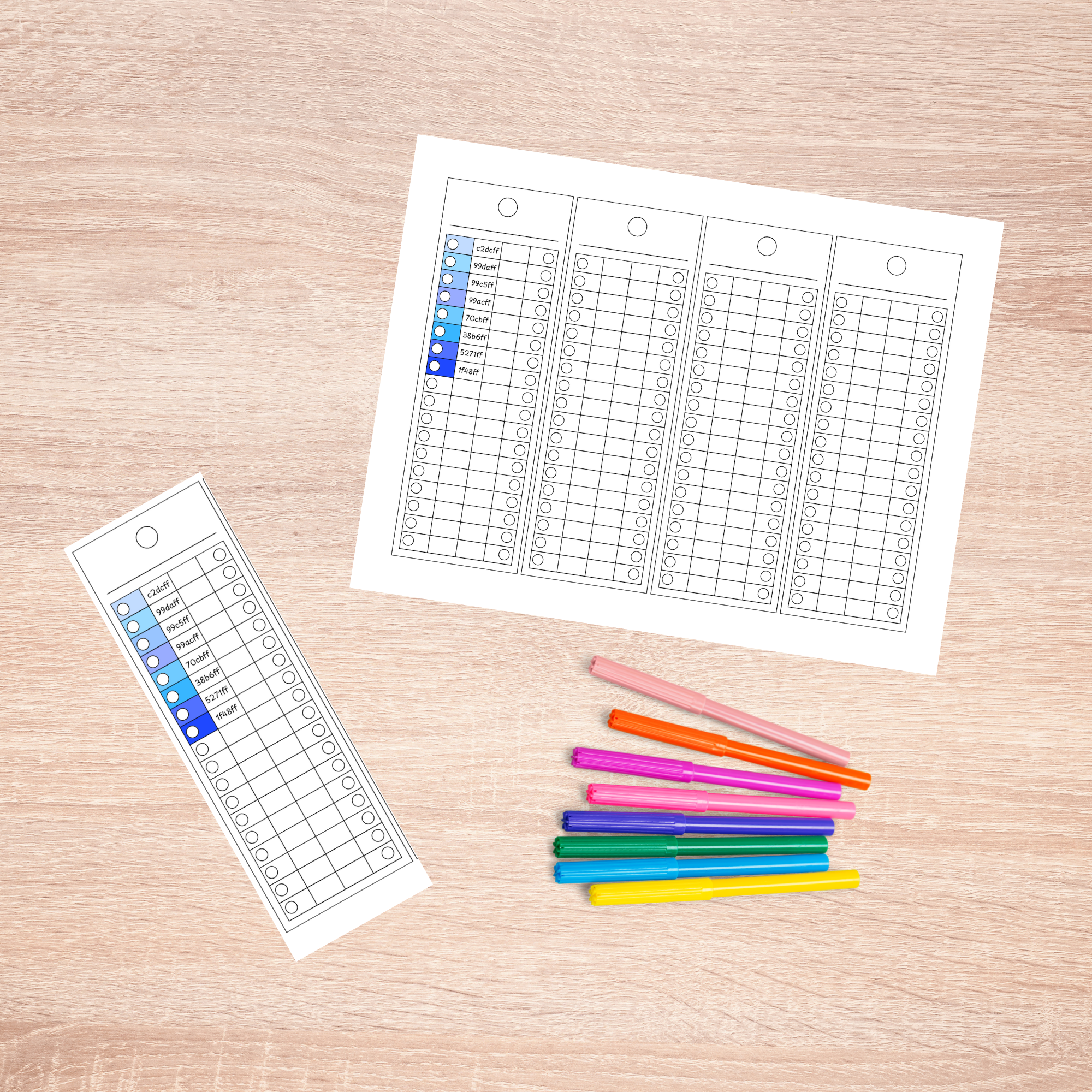 Color Swatch Cards PLR