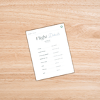 Digital Trip Itinerary Template PLR