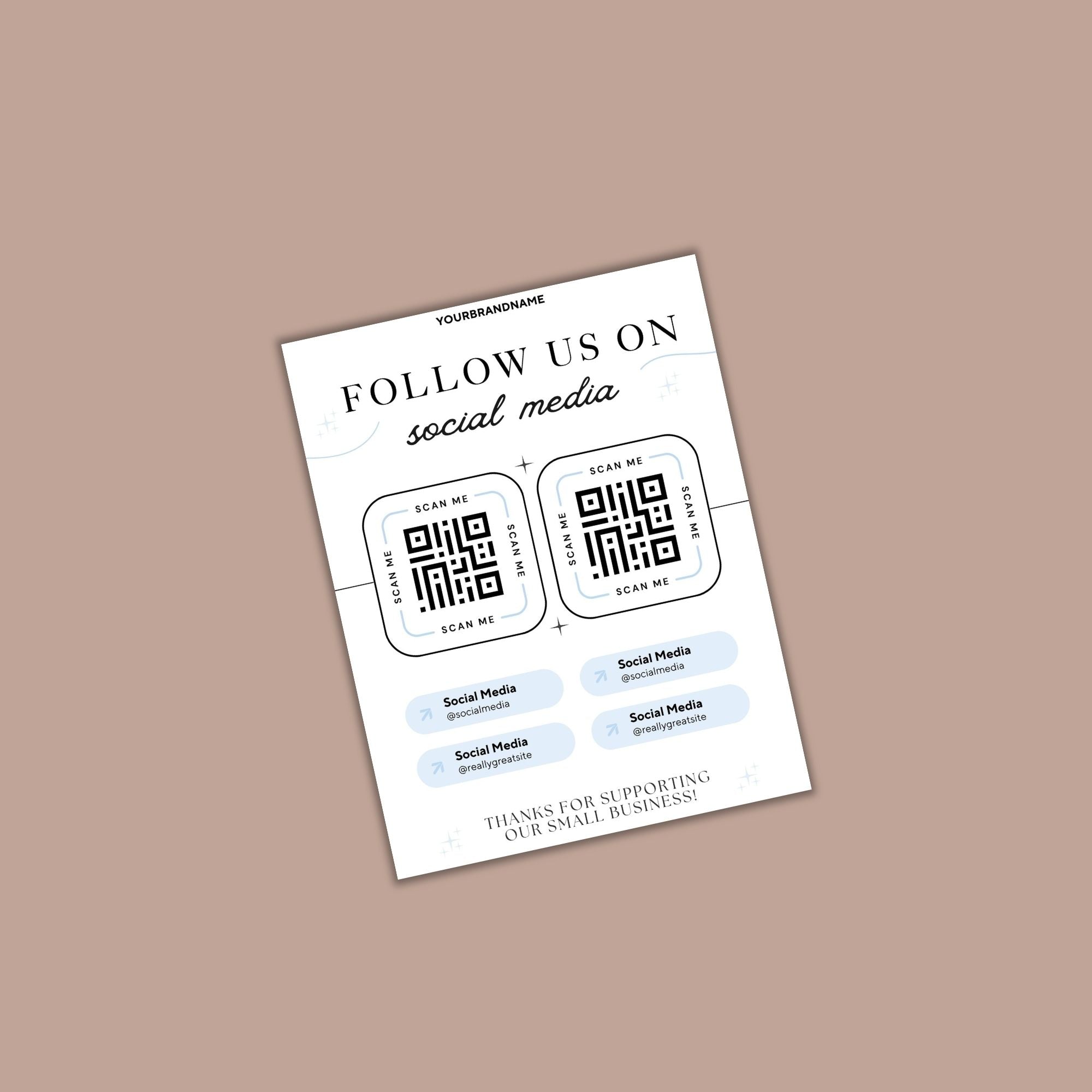 QR Flyers Bundle PLR Template