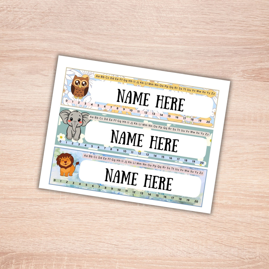 Desk Name Tags PLR Templates