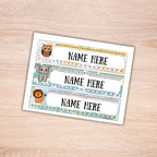 Desk Name Tags PLR Templates