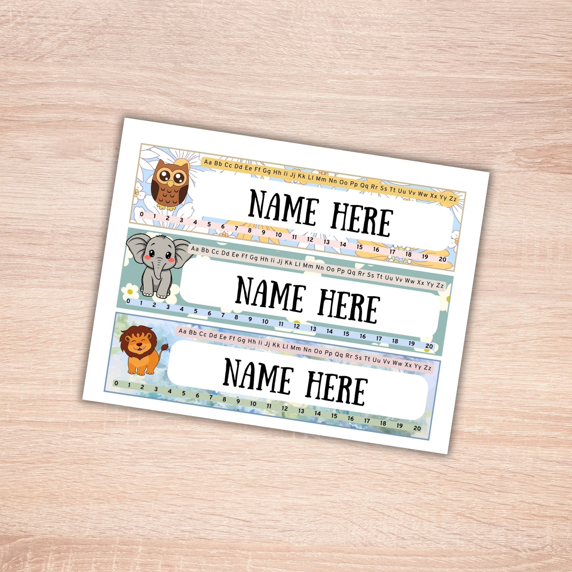 Desk Name Tags PLR Templates