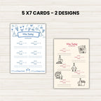 Wine Tasting Cards PLR Template