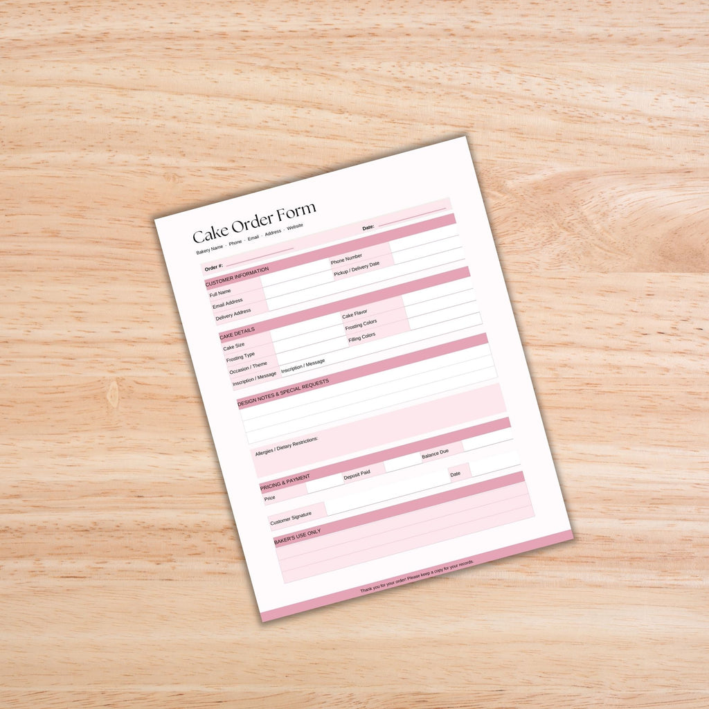 Order Forms Bundle