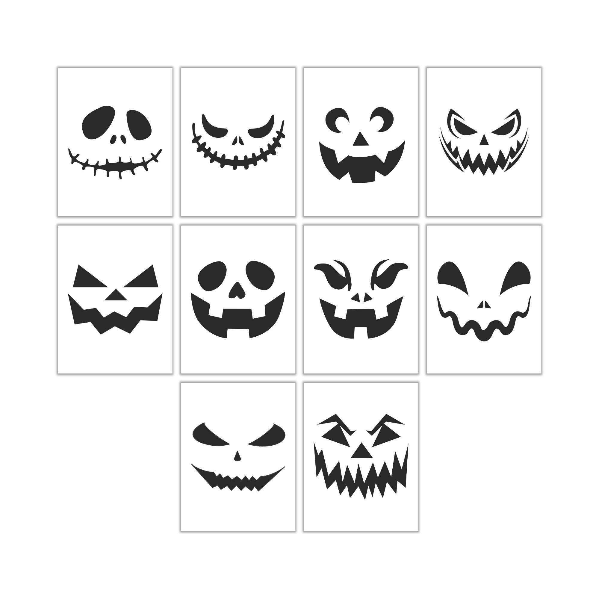 Pumpkin Carving Stencils PLR