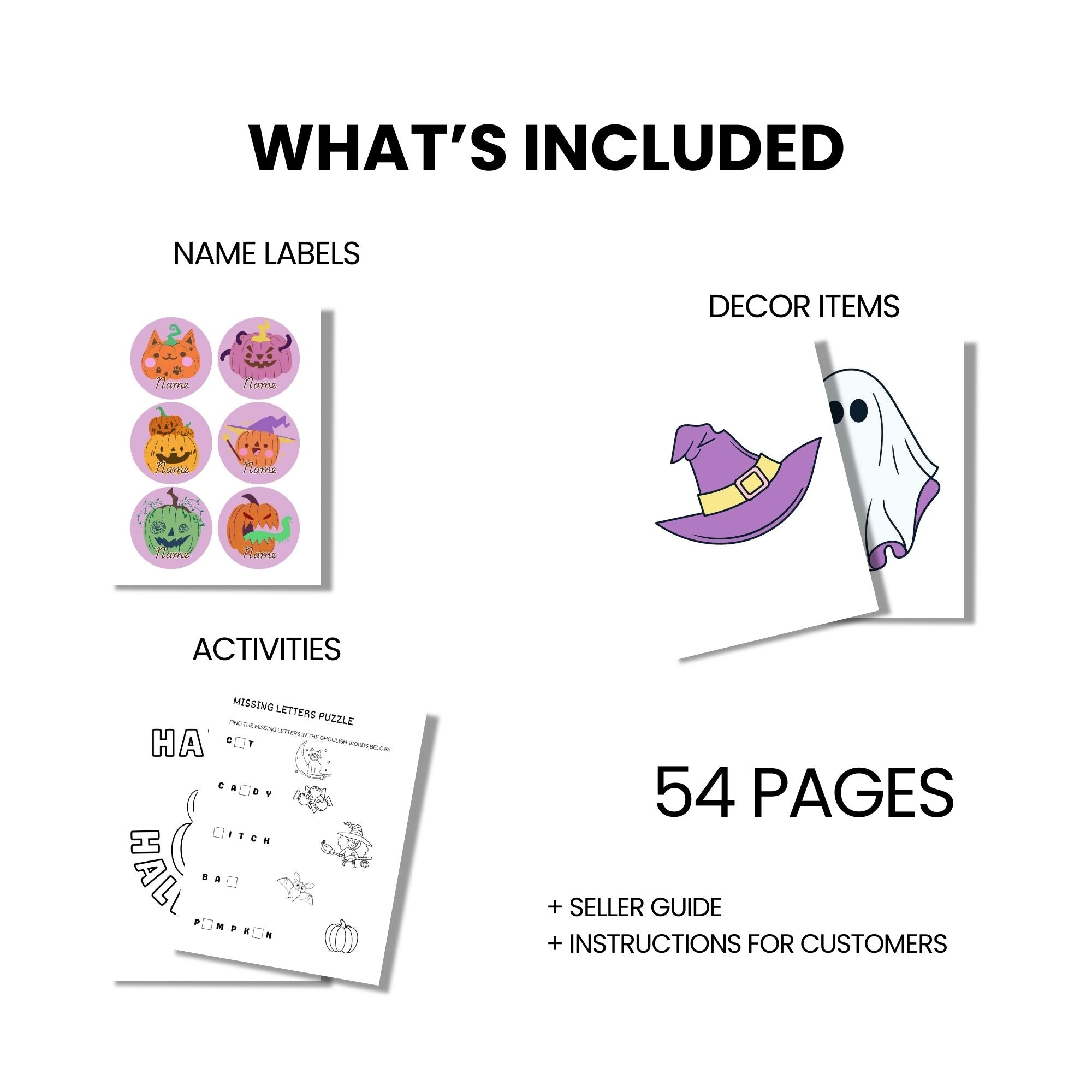 Classroom Bulletin Board Kit - Halloween