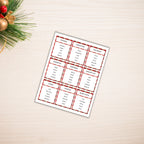 Christmas Taboo Game / Forbidden Word Game PLR