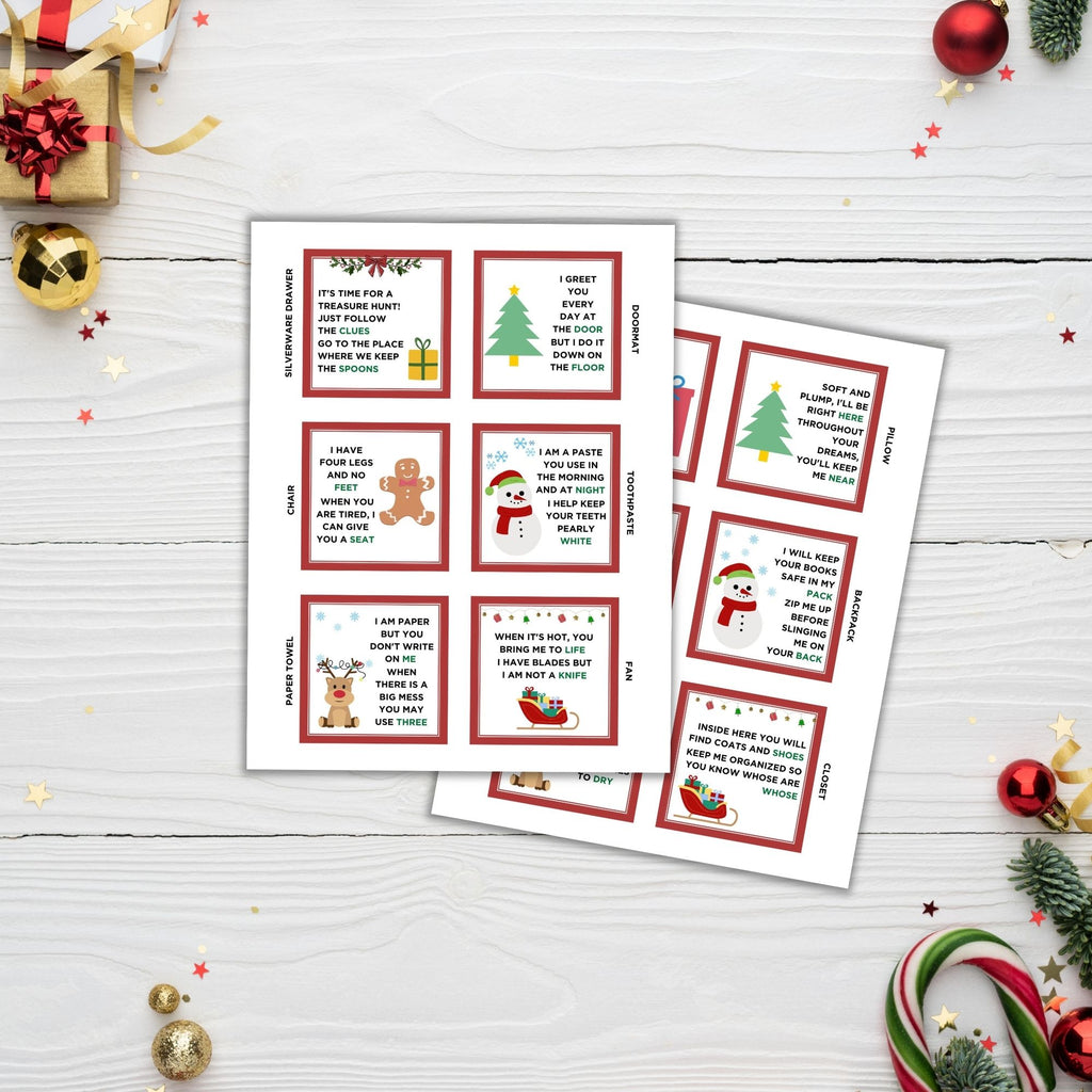Christmas Scavenger Hunt PLR