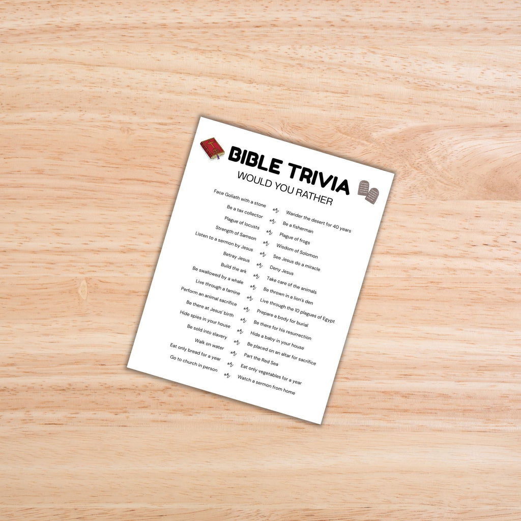 Bible Trivia Games Bundle PLR
