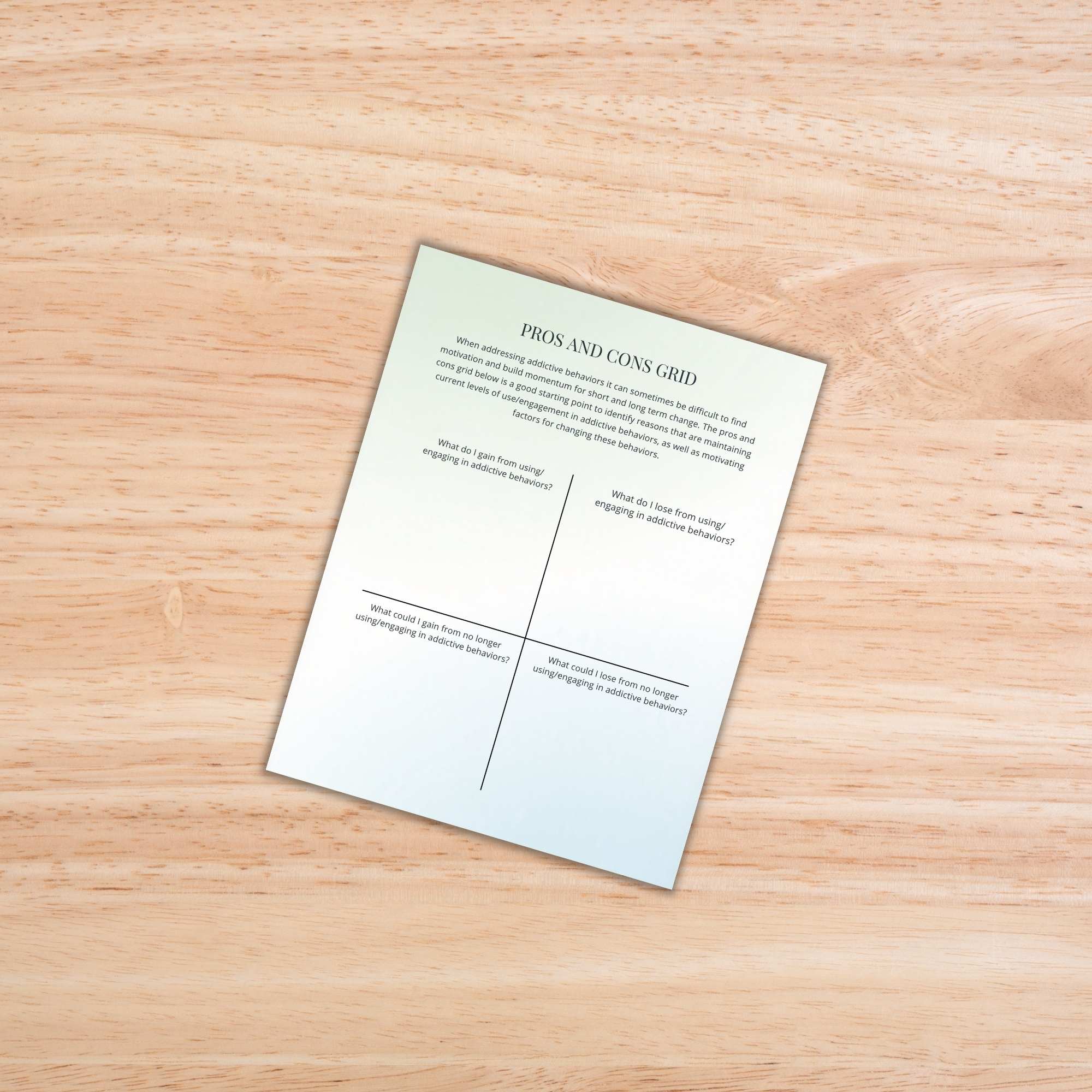 Sobriety Journal PLR Template