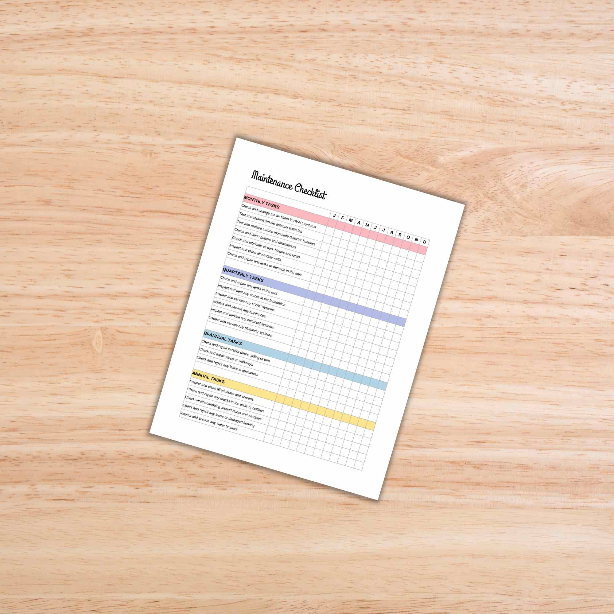 ADHD Cleaning Planner