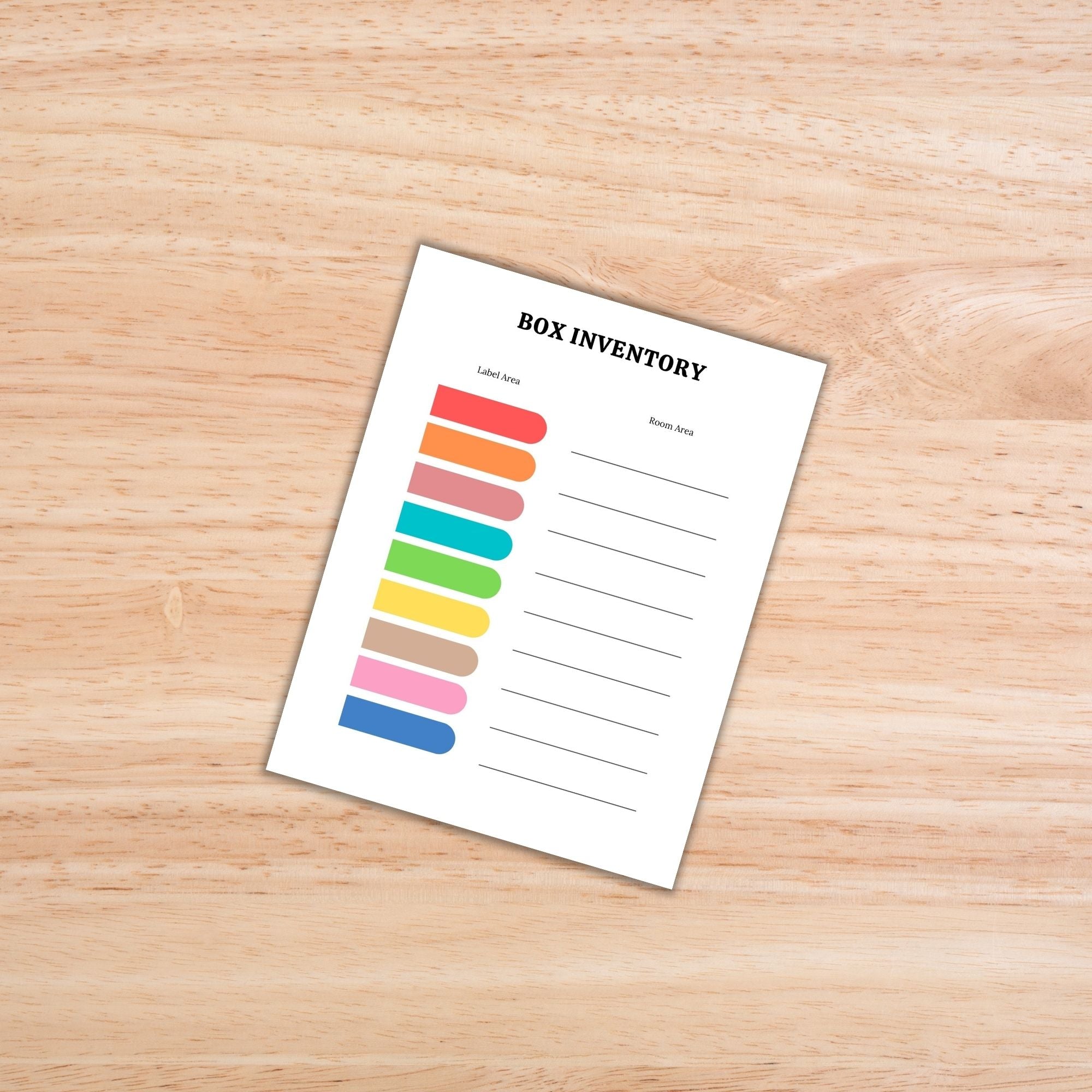 Moving Planner PLR Template