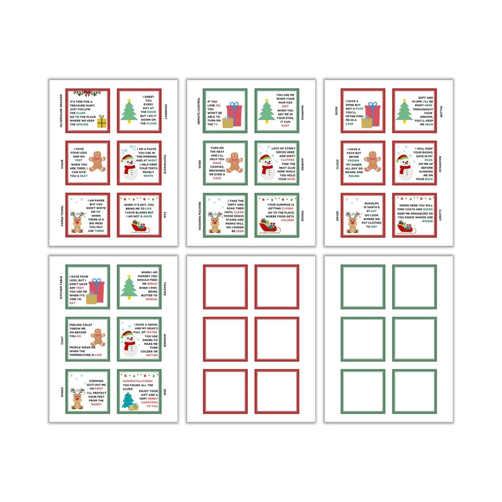 Christmas Scavenger Hunt PLR