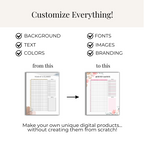 Productivity Planner Templates PLR