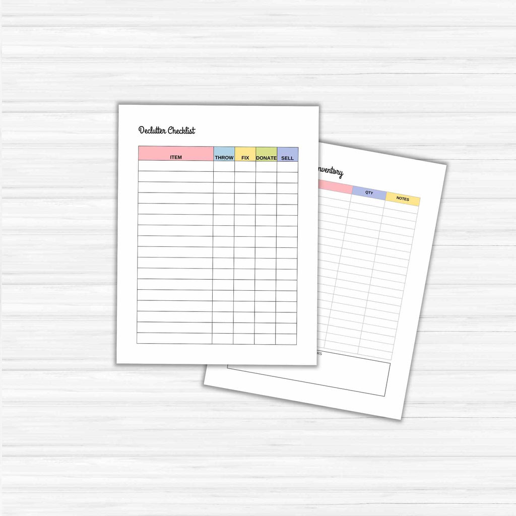 ADHD Cleaning Planner