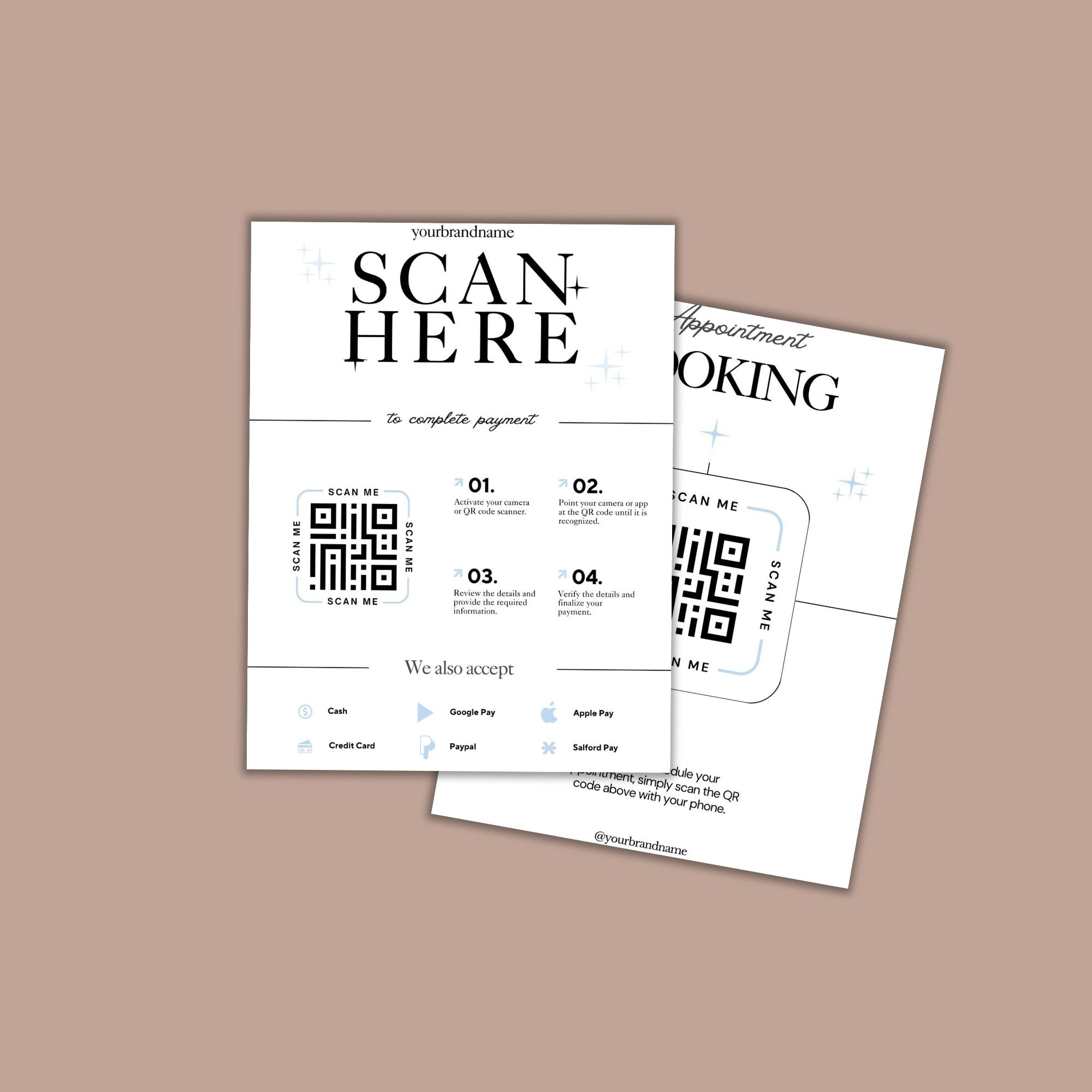 QR Flyers Bundle PLR Template