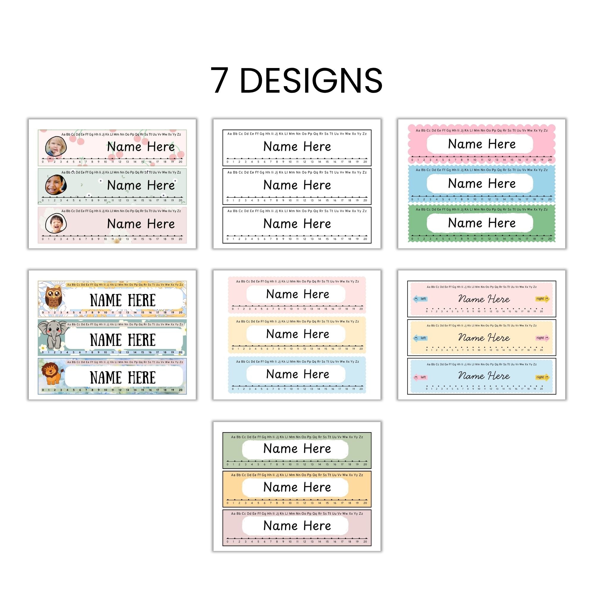 Desk Name Tags PLR Templates