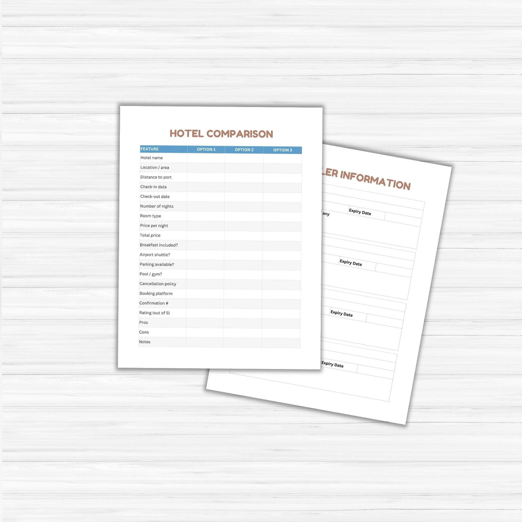 Cruise Planner PLR Template