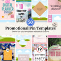 50 Pinterest Pin Templates