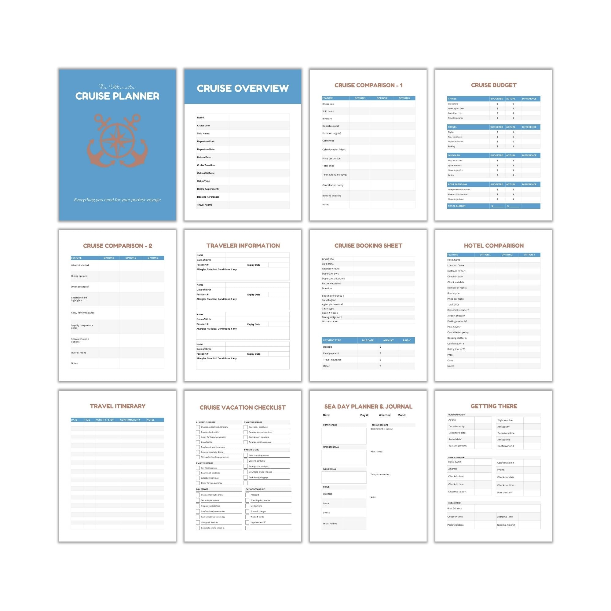 Cruise Planner PLR Template