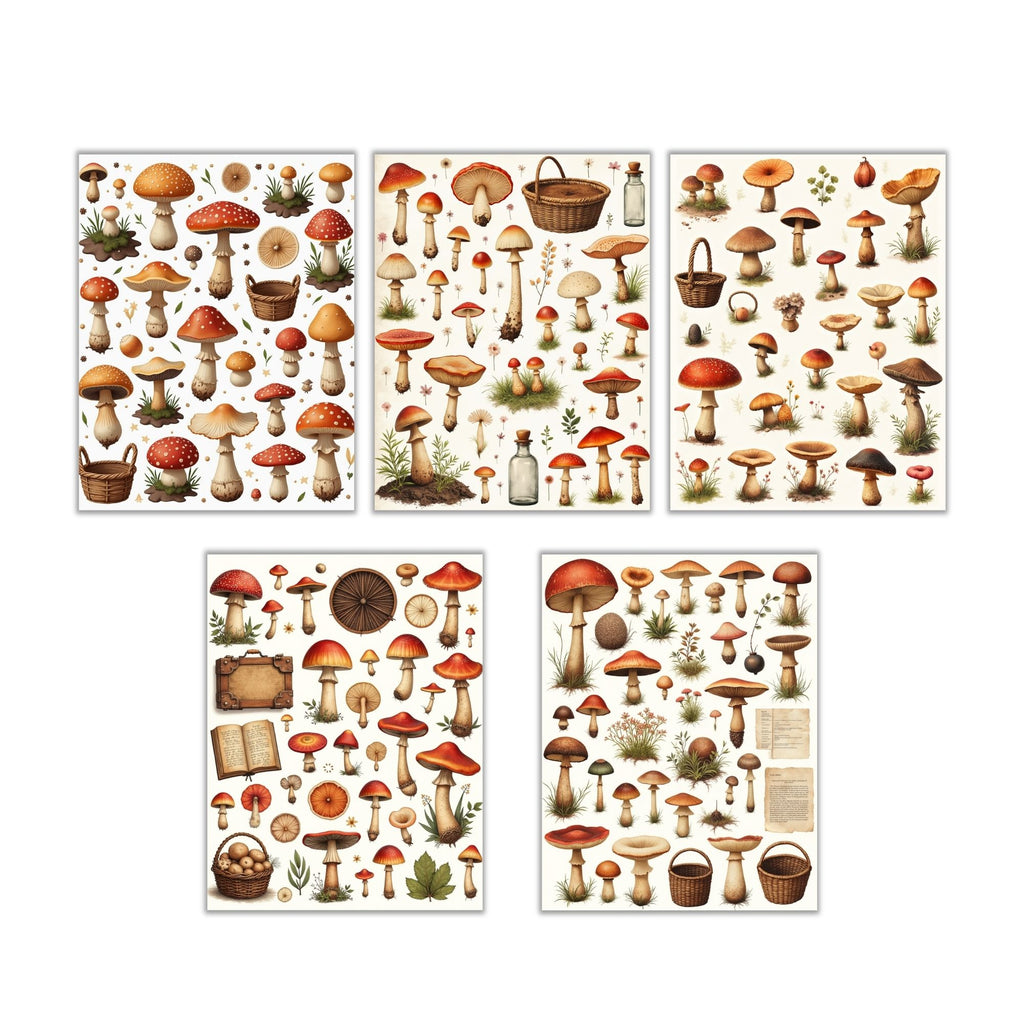 Mushroom Fussy Cuts