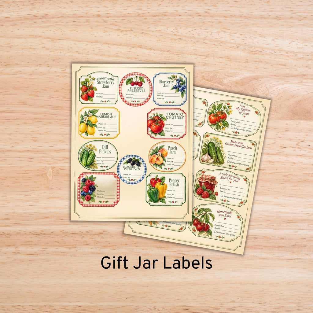 Canning & Preserves Planner