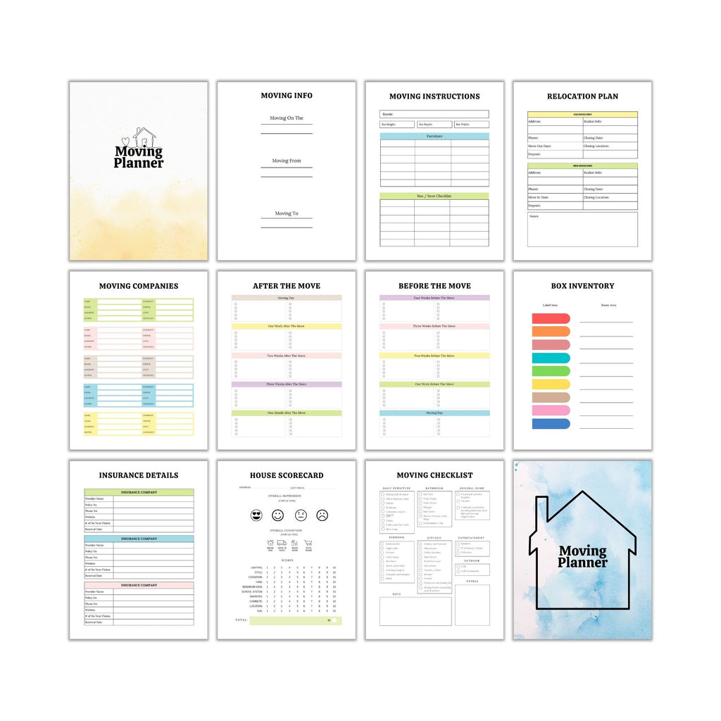 Moving Planner PLR Template