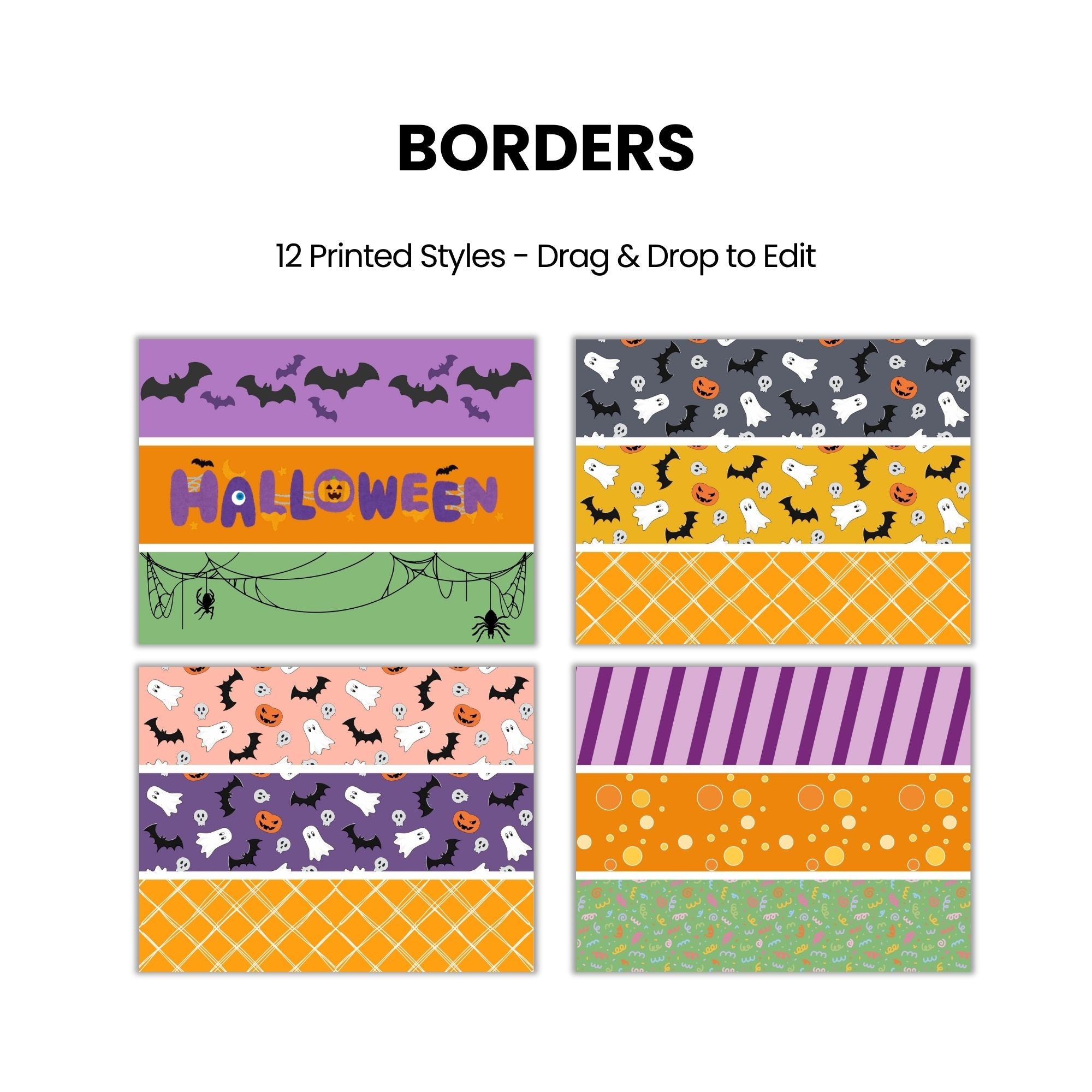 Classroom Bulletin Board Kit - Halloween