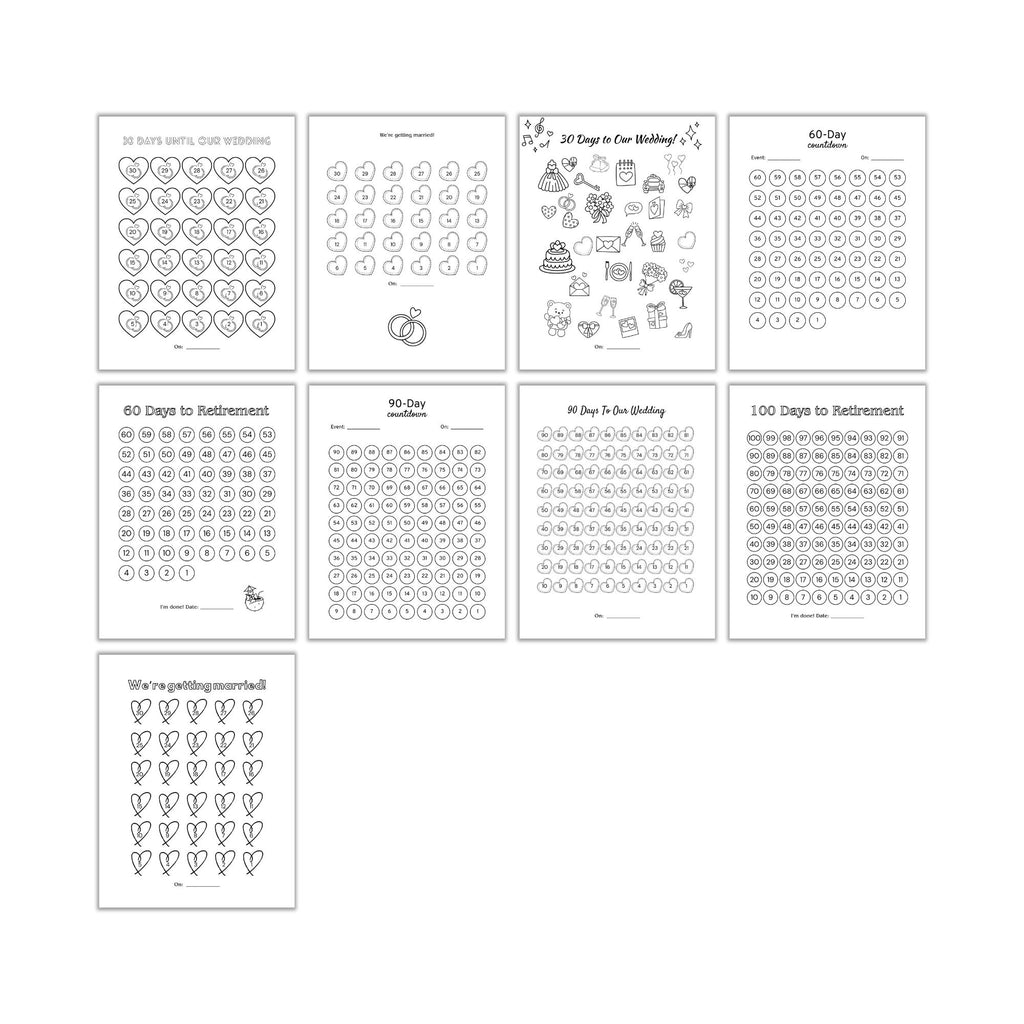 Countdown Trackers Bundle PLR