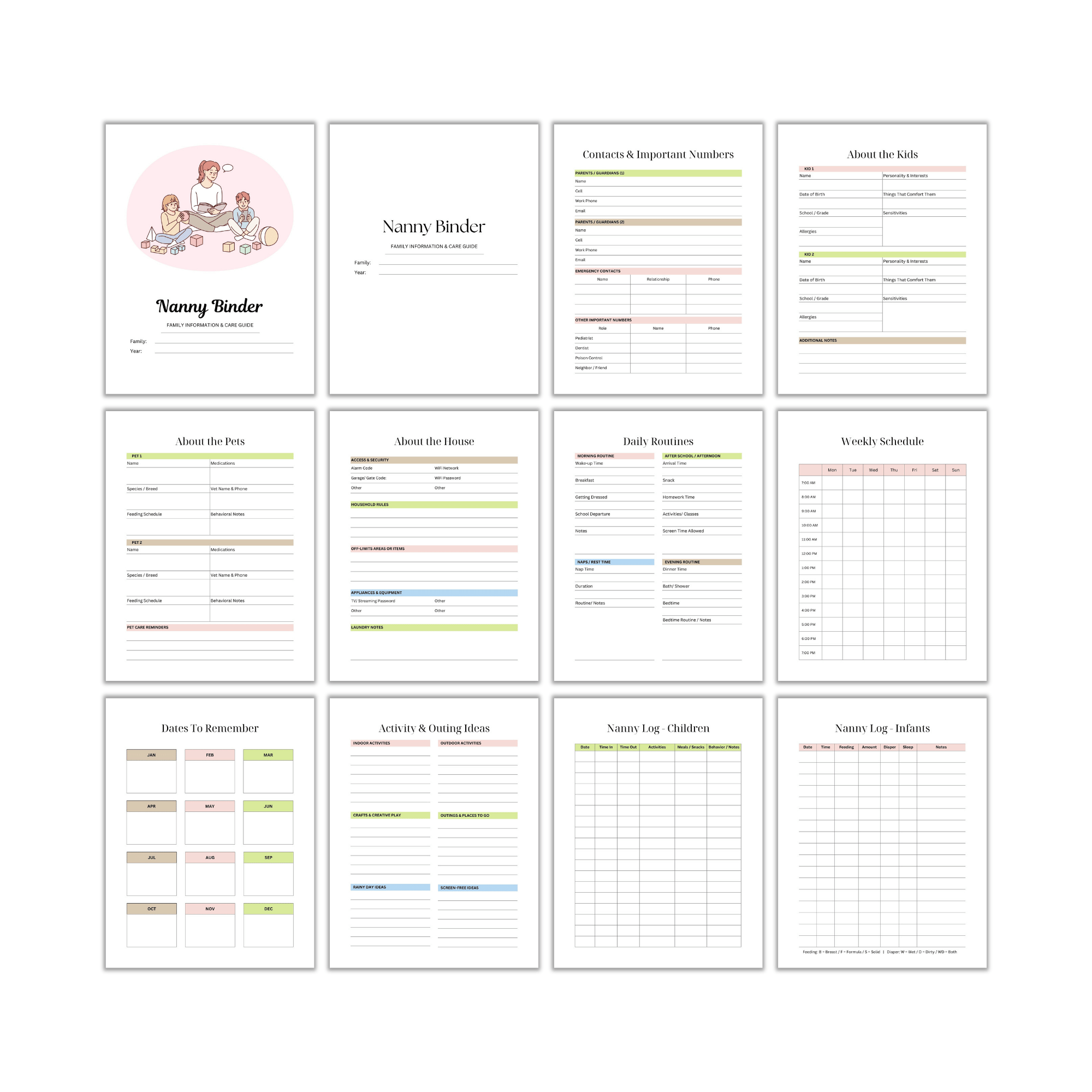 Nanny Binder PLR