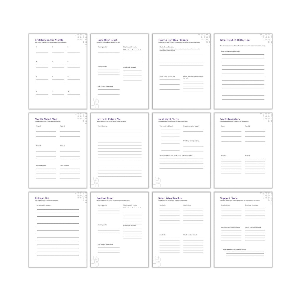 Life Transitions Workbook PLR Template