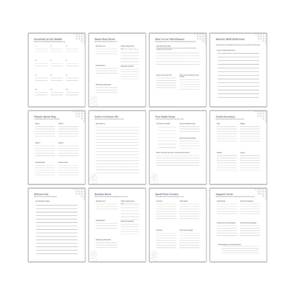 Life Transitions Workbook PLR Template