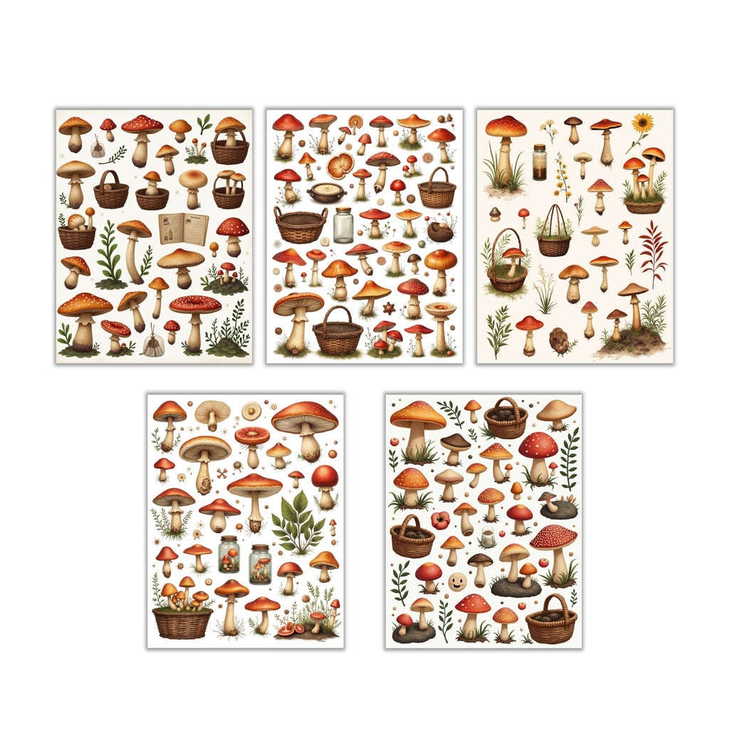 Mushroom Fussy Cuts