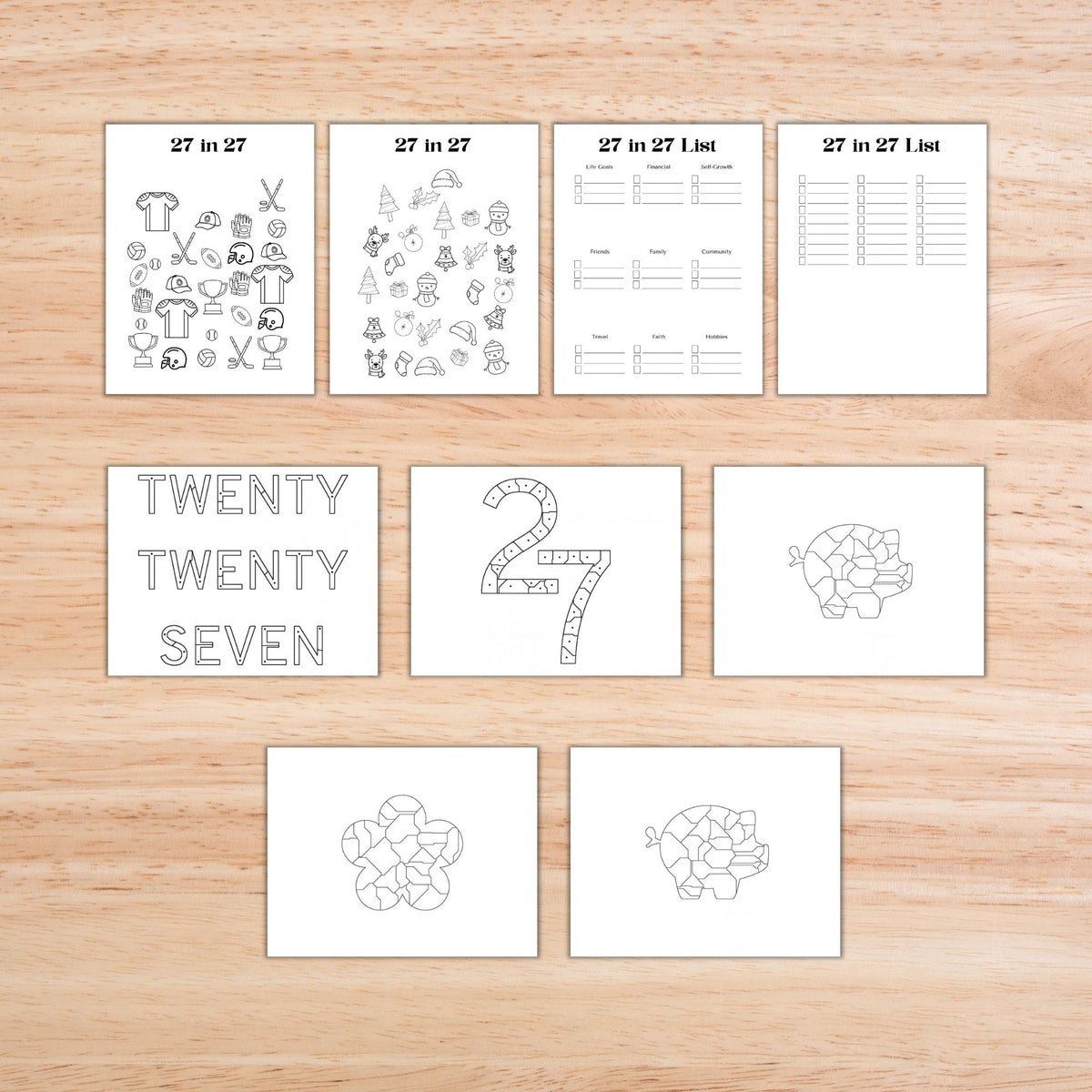 27-in-27 Challenge Bundle PLR Template