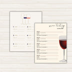 Wine Tasting Cards PLR Template