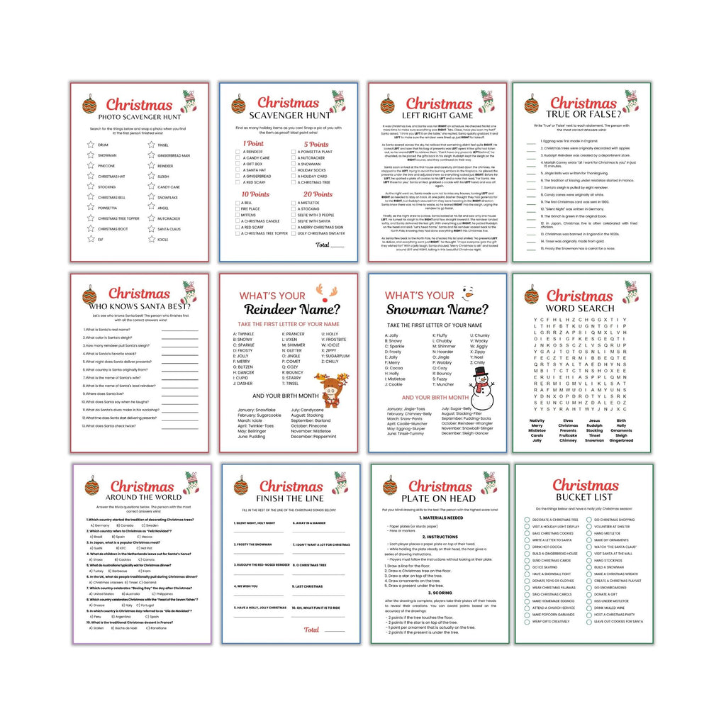 Christmas Games for Kids PLR Bundle