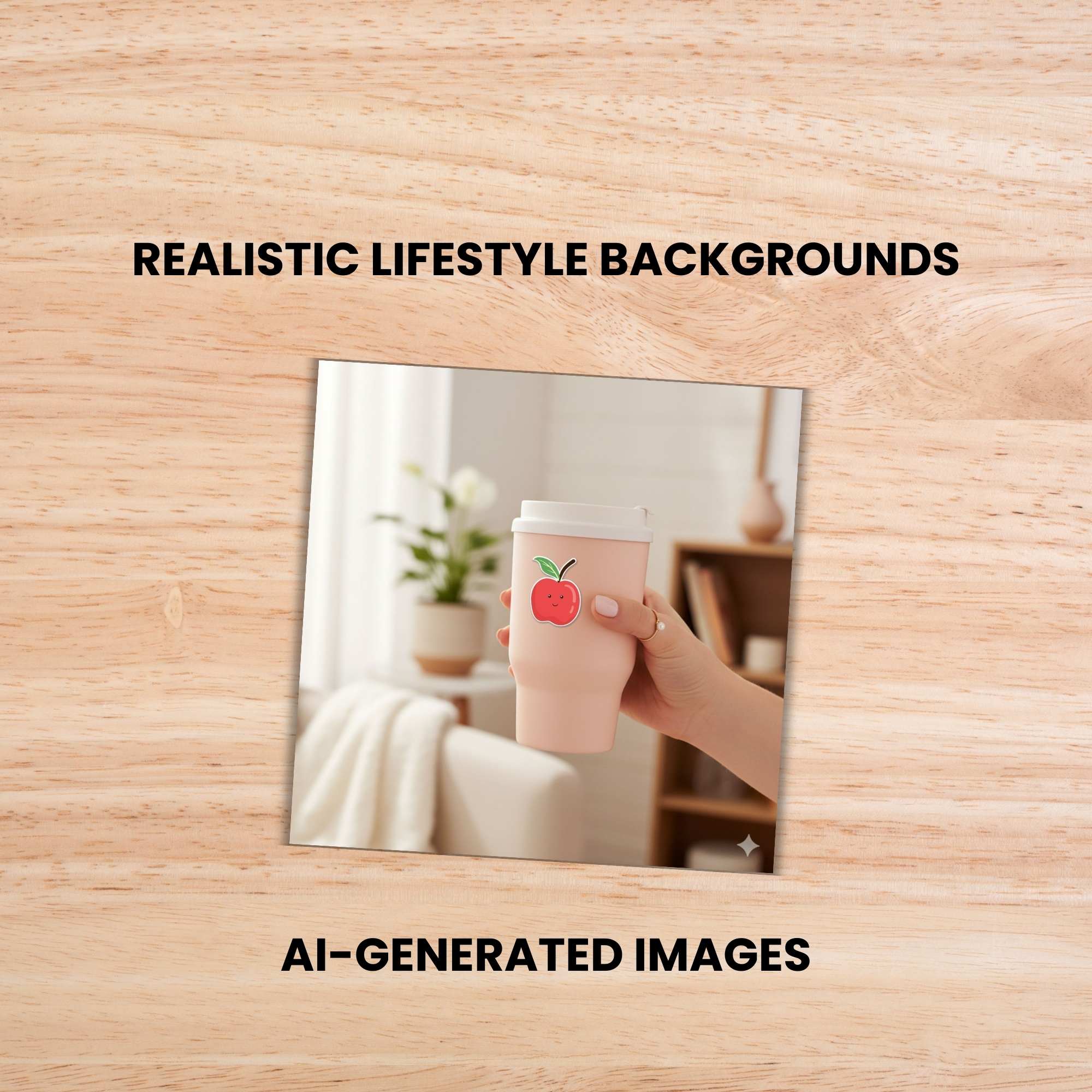 Sticker Mockup Template (PLR)