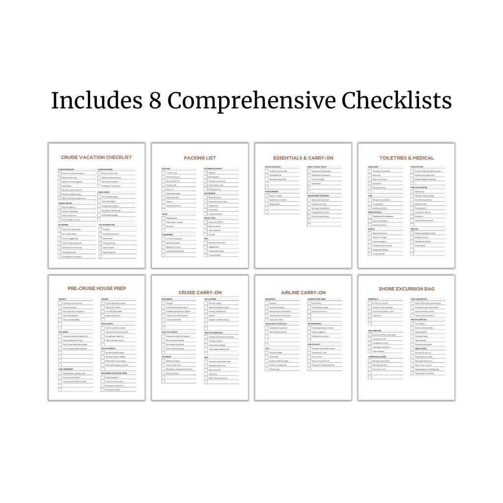 Cruise Planner PLR Template
