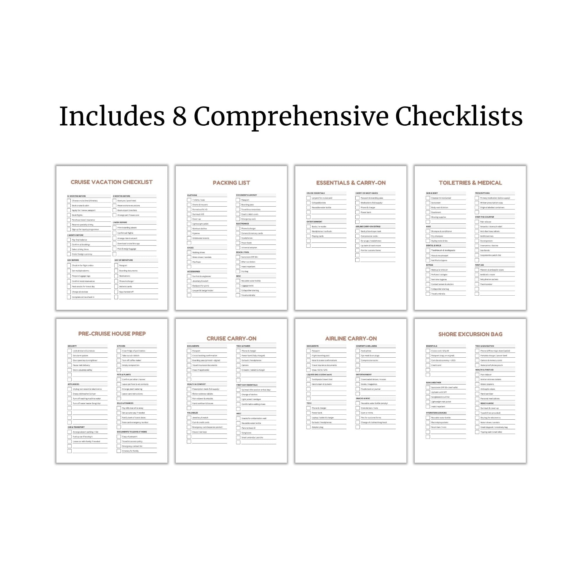 Cruise Planner PLR Template