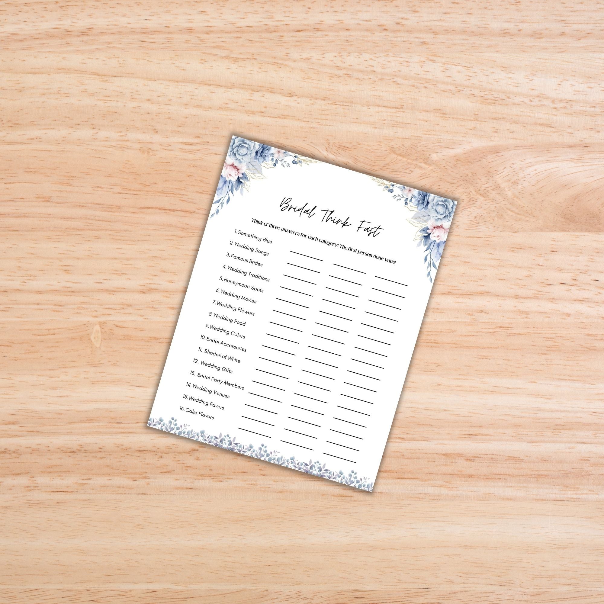 Bridal Shower Games PLR Pack