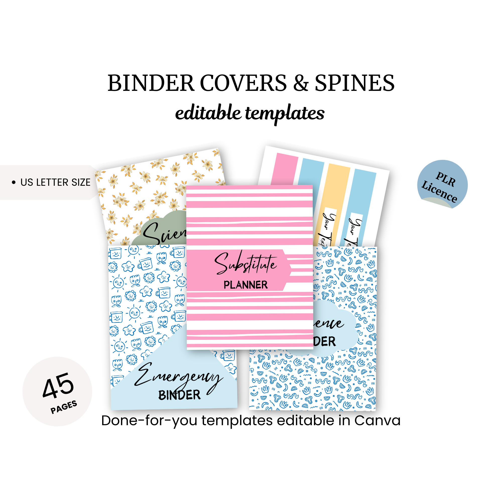 Free: Binder Covers & Spines