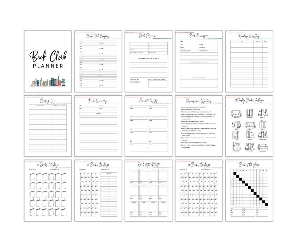 Book Club Planner