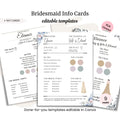 Bridesmaid Info Cards PLR Bundle