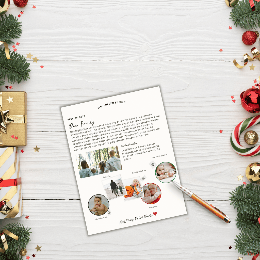 Christmas Newsletter Templates PLR