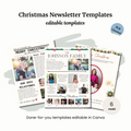 Christmas Newsletter Templates PLR