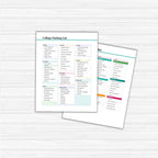 College Packing List PLR Template