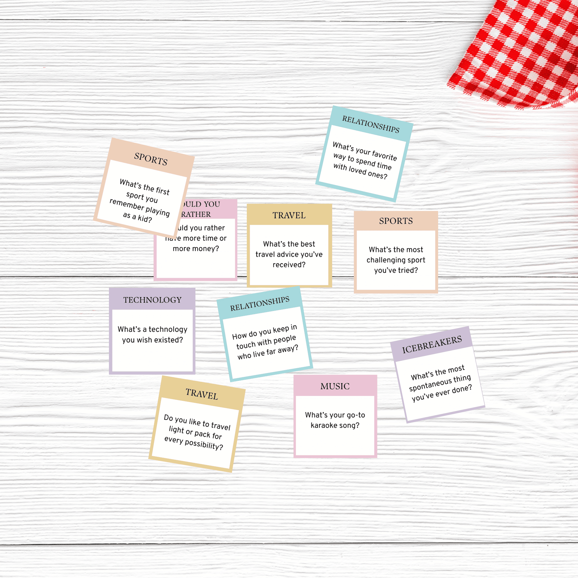 Conversation Cards Bundle PLR