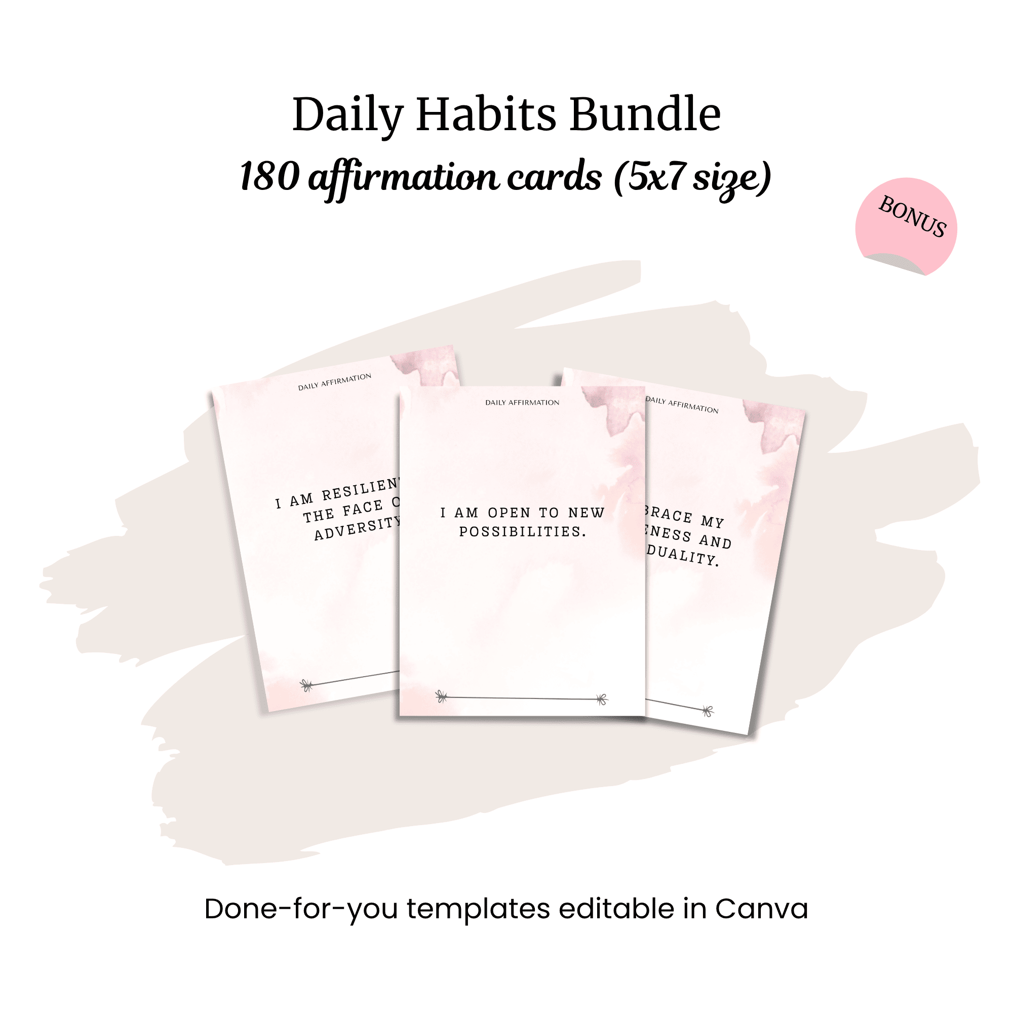 Daily Habits Bundle: Small Steps, Big Results
